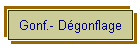 Gonf.- D�gonflage